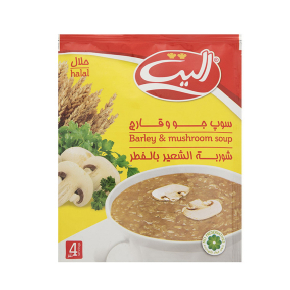 سوپ نیمه آماده با طعم جو و قارچ الیت-سوپ نیمه آماده با طعم قارچ و جو الیت طعم قارچ و جو نیمه آماده مارک الیت